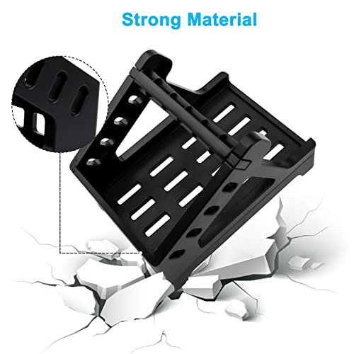 Label Holder For Rolls And Fan-Fold Labels, Thermal Shipping Label Roll Holder For Desktop Label Printer, Label Stand Desktop Printer Accessory For Home, Office (Black) #TOP5