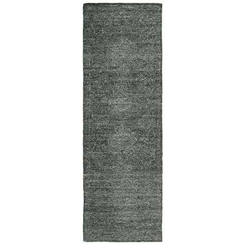 Kaleen 9' X 12' Wool Area Rug In Charcoal, Hand-Tufted Palladian Collection #TOP5
