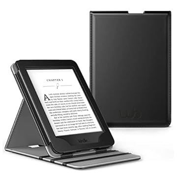 WB Novo Kindle (16GB) e Kindle 11ª Geração Silicone Flexível e Sensor Magnético Vertical Preta (Não compatível com Kindle 10ª Geração, Kindle Paperwhite e Kindle Oasis)