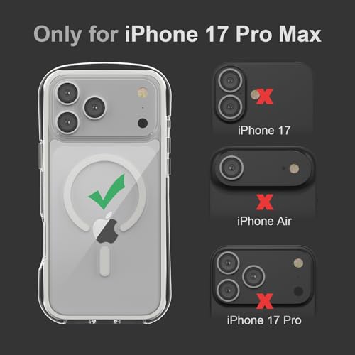Coque iPhone 17 Pro Max antichoc coussin d'air cordon de protection