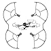 Air 3 Propeller Guard,Quick-Release Removable Propellers Protector for DJI Air3 Drone Accessories Anti-Collision Shielding Ring Circle Bumper
