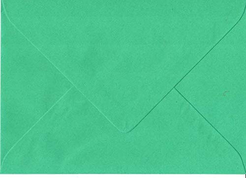Luksusowe koperty - C6-162 x 114 mm - 100 GSM - 16,2 x 11,4 cm - 6,4 x 4,5 cala - (trawa zielona, 1000)