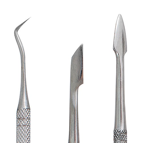 Stainless Steel Wax Carvers Set, Pottery & Polymer Clay Tools, Sculpting Kit with Carrying Case