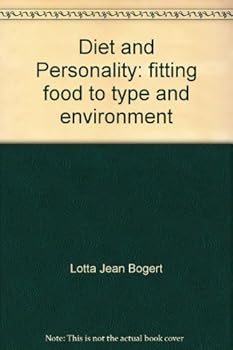 Hardcover Diet and Personality: fitting food to type and environment Book