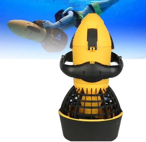 Electric Underwater Scooter, Dual Speed Pool Propeller for Diving and Swimming, 300W Power Boost