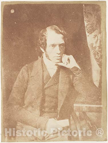 Historic Pictoric Photo Print : Hill and Adamson - Rev D.T.K. Drummond : Vintage Wall Décor : 08in x 10in