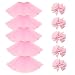 BGFKS 5 Pack Tutu Skirt For Girl Ballet Dance Costume Dress Up Princess Party Girl Tutus With Butterfly Headdress 12 Colors Age 2-8(Pink)