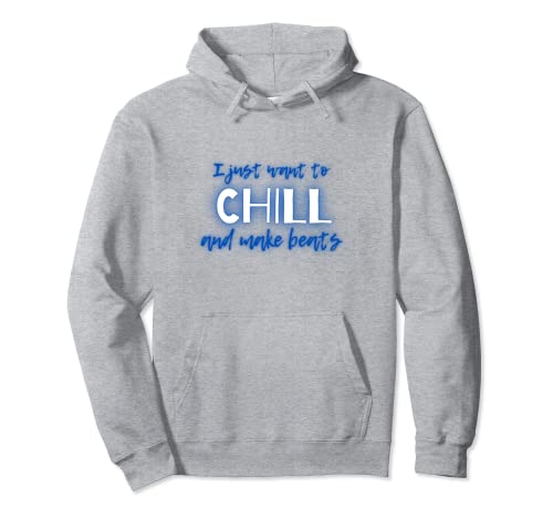 Chill and Make Beats Graphic Tee per Beat Maker & Producers Felpa con Cappuccio