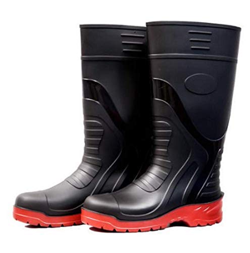 Image of Norwin Unisex-Adult Metro Double Density, Puncture and Tear Resistant, Anti-Slip Safety Gumboot (Size 7 to 10 inch) (Height 13 inch)
