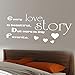 Produktbild wandaufkleber kinderzimmer prinzessin wandaufkleber sternenhimmel Every Love Is Beautiful But Ours Is My Favorite For Living Room Or Bedroom