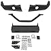 KUAFU Off-road Front Bumper Compatible with 1998-2004 Land Rover Discovery 2 w/Winch Mount & Bull Bar Black Powder Coated Steel