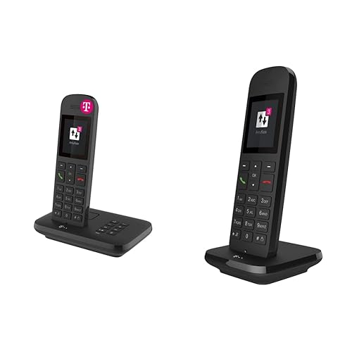 Telekom Telefon schnurlos Sinus A12 mit Anrufbeantworter & Telekom Festnetztelefon
