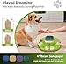 Interactive Dog Toys, ClariVory Slow Feeder Dog Bowls, Dog Nail File & Dog Puzzle for Mental Stimulation, Customizable Food Dispensing, Dog Enrichment Toys to Keep Them Busy, Puppy Toys, Green