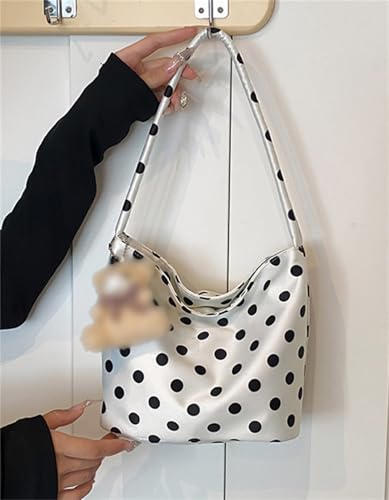 Bolso Tote pequeño con lunares para mujer miniatura 3