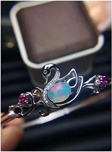 Opal bangle silver 925 bracelet opale femme tendance mode