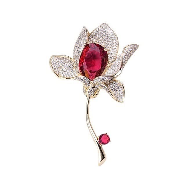 Broches pour femmes lys et accessoires de vêtements pour manteau
