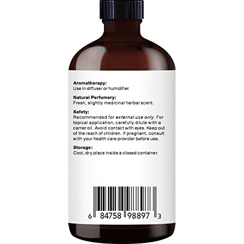 Majestic Pure Rosemary Essential Oil, Therapeutic Grade, 100% Pure And Natural Rosemary Oil For Hair Growth, Skin, Face, Aromatherapy & Diffuser - 4 Fl Oz #TOP1