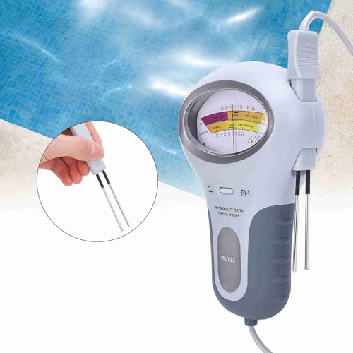 Cloro E Ph Tester, PC-102B CL2 Misuratore Ph Piscina Analizzatore Di Qualità Dell'acqua Con Sonda Per Piscina Termale - 6