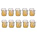 jojofuny 10Pcs LED Broche Broches Lumière Chope de Bière Jusqu' à Broche Clignotant Lumière Badge Broche Party Favors Broches du Sein Accessoires Photo Épinglette pour KTV Bar Décor
