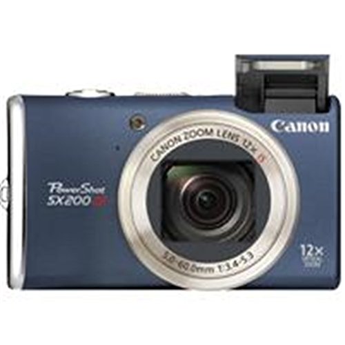 Canon PowerShot SX200 IS Digitalkamera (12 MP, 12-fach opt. Zoom, 7,6cm (3 Zoll) Display) blau