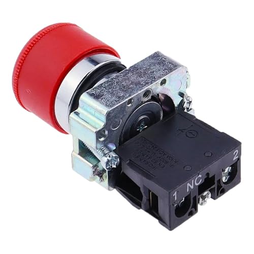 Interruptor de botón de emergencia XB2-BS542 de hongo 22mm 1NO 4