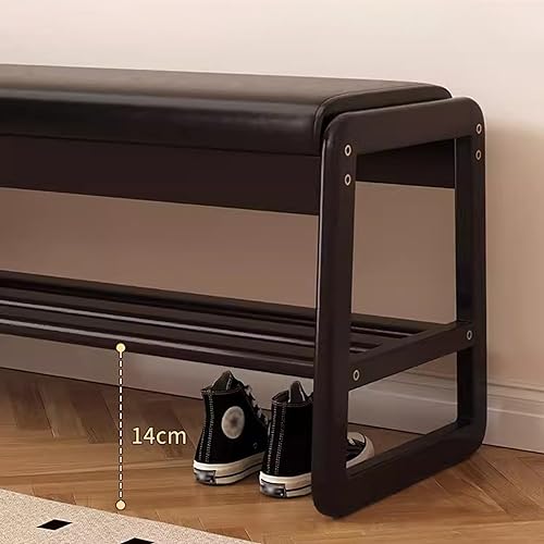 Meuble étagère à chaussures en bois compact pour libérer les entrées étroites