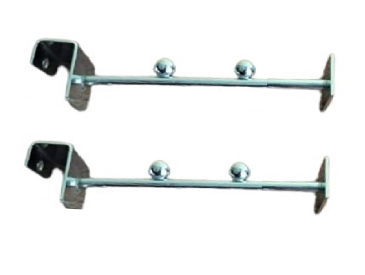Q1 Beads Steel Tube Straight Hanger 100 mm/4 inch Square Pipe Hooks Hanger for 15x30 mm Square Tube -Supermart Shelf Accessories(Chrome)-2 Pack (B0D7CRMMJL) Amazon Price History, Amazon Price Tracker