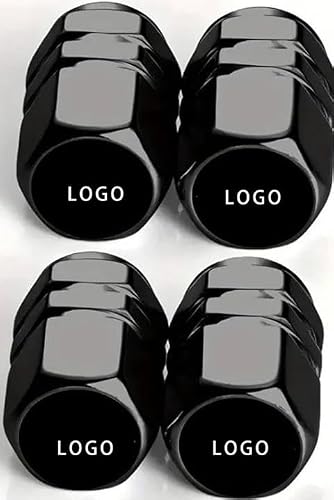 BAIEN 4 Pcs Tyre Valve Caps for Renault Scenic/Grand Scénic/Xmod IV III II I J9 R9 JZ JM JA 2000-2024, Stem Tyre Dust Caps with Seal Aluminium Tyre Valve With Car Logo