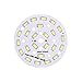 Othmro 12 W círculo LED aluminio Junta 5730 SMD LED chip módulo 300mA blanco puro 6500 K pieza de repuesto diámetro 70mm 1 unids