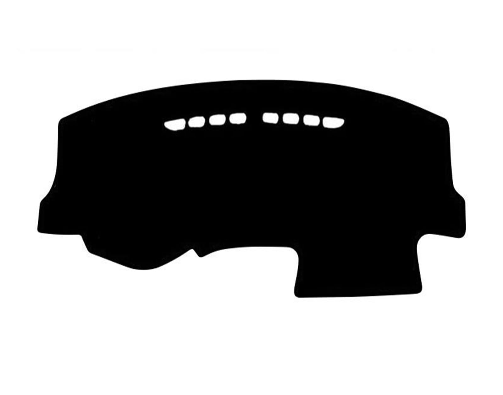 Per Go&lf 6 MK6 2008 2009 2010 2011 2012 Cruscotto dell'auto Evitare la copertura della luce Tappetino antiscivolo Strumento Tappeti Copri Cruscotto(A Black Side)