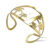 Voir le descriptif ci-dessous COTEMODE ACCESSOIRES DE MODE Bracelet en Acier 316 - Madagascar - doré