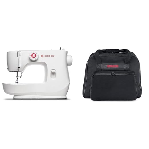 SINGER | MX60 Sewing Machine With Accessory Kit & Foot Pedal - 57 Stitch Applications - Simple & Great for Beginners & Machine Carrying Case, Black