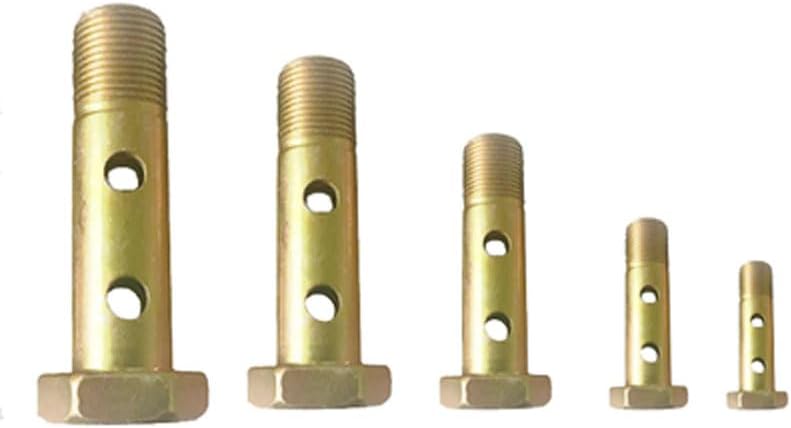 1pcs M22*1.5mm*100mm Outer hexagon screw four-hole hollow bolts machine nali plating color zinc carbon steel TPYE3162