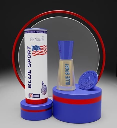 Luxurious Unisex Perfume, Long Lasting, All-Day Fragrance for Men & Women, Elegant Scent with Premium Ingredients, Perfect for Every Occasion(Blue Sport Alcohol Free Attar 6ml)