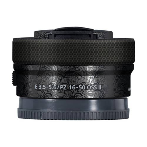 �ɓK������Sony E 16-50mm II �}�N���R�[�g���b�v�t�B�����v���e�N�^�[�r�j�[���f�J�[���X�L��16-50 II�p�J���������Y�X�e�b�J�[(�E�F�[�u�u���b�N)