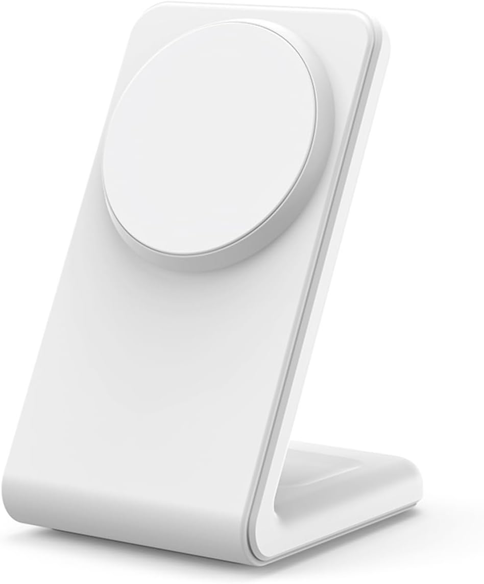 Magnetic Wireless Charger 2 in 1 - YMY 15W Qi Wireless Charging Station, Designed for MagSafe Charger Stand Compatible with iPhone 17/16/15/14/13/12/11 Pro Max Series, Airpods 4/3/2/Pro 2