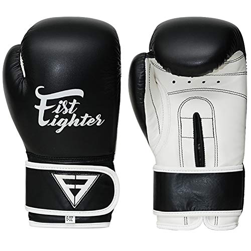 XGRIPE Boxing Gloves for Kids Gift Box Children Martial Arts Training Equipment PU Flex Leather MMA Boys & Girls Punching Bag Gloves Kickboxing Muay Thai Youth Junior Gloves. (6oz, Black/White)