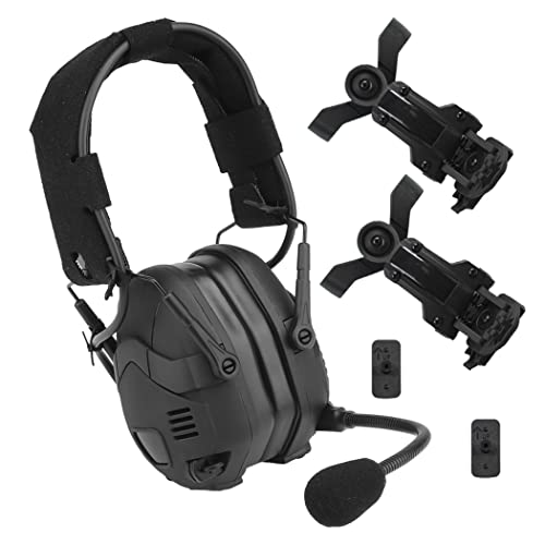 Casque tactique antibruit WLXW rechargeable pour protéger vos oreilles au tir