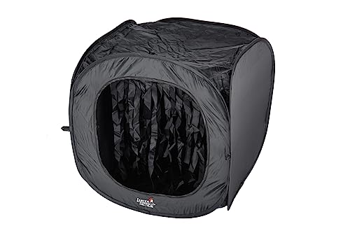 Lancer Tactical Portable Airsoft Target Tent-Black-Non Lethal BB Shooting Target (Black Large