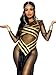 Leg Avenue Women's Standard, Gold/Black, Small