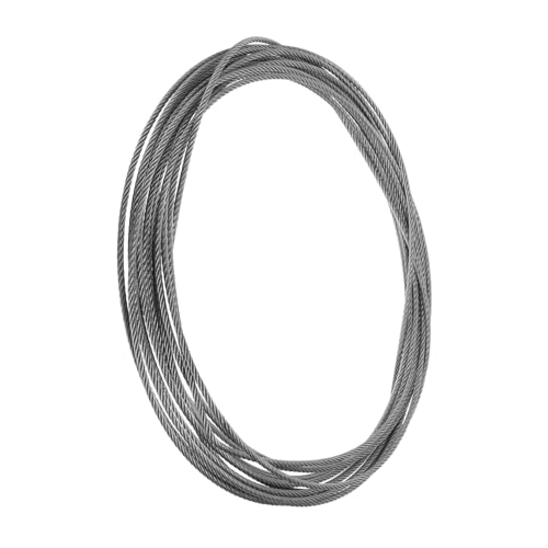 Corde à linge acier inoxydable POPETPOP, câble de suspension multibrins de séchage pour vêtements