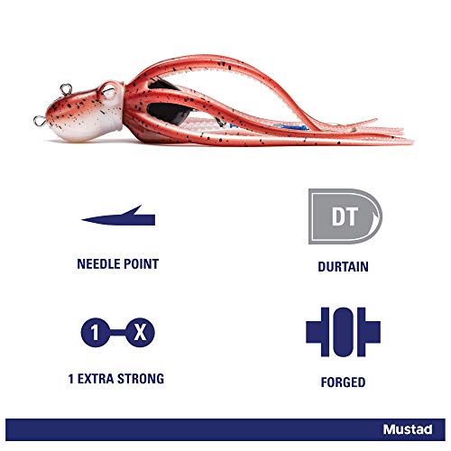 Octopus Live Jig w/Assist Hooks Red S-2oz, Multi-coloured - Image 2
