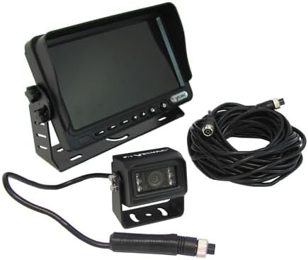 Velvac 719601 Back-Up Camera Kit with 7" Monitor (Black Rear View Camera and 34 Foot Cable)