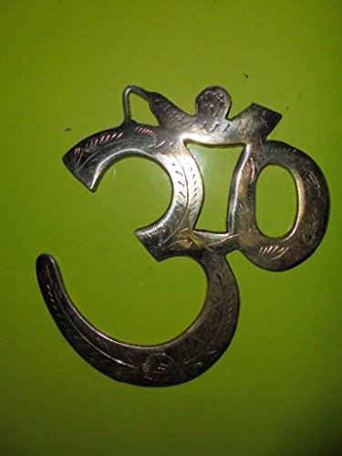 Artcollectibles India simbolo Om, in ottone, stile etnico Souvenir da collezione Home Decor, artigianato indiano
