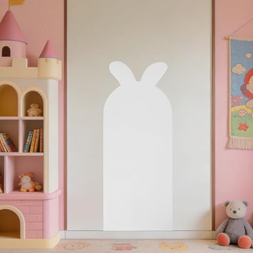 Sticker tableau blanc effaçable lapin pour bureau et maison