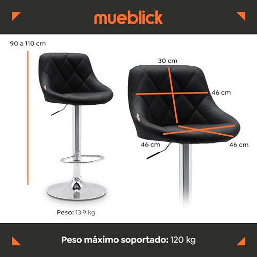 Encuentra reviews de Bancos altos con respaldo para barra los más recomendados. 24 Imagen adicional