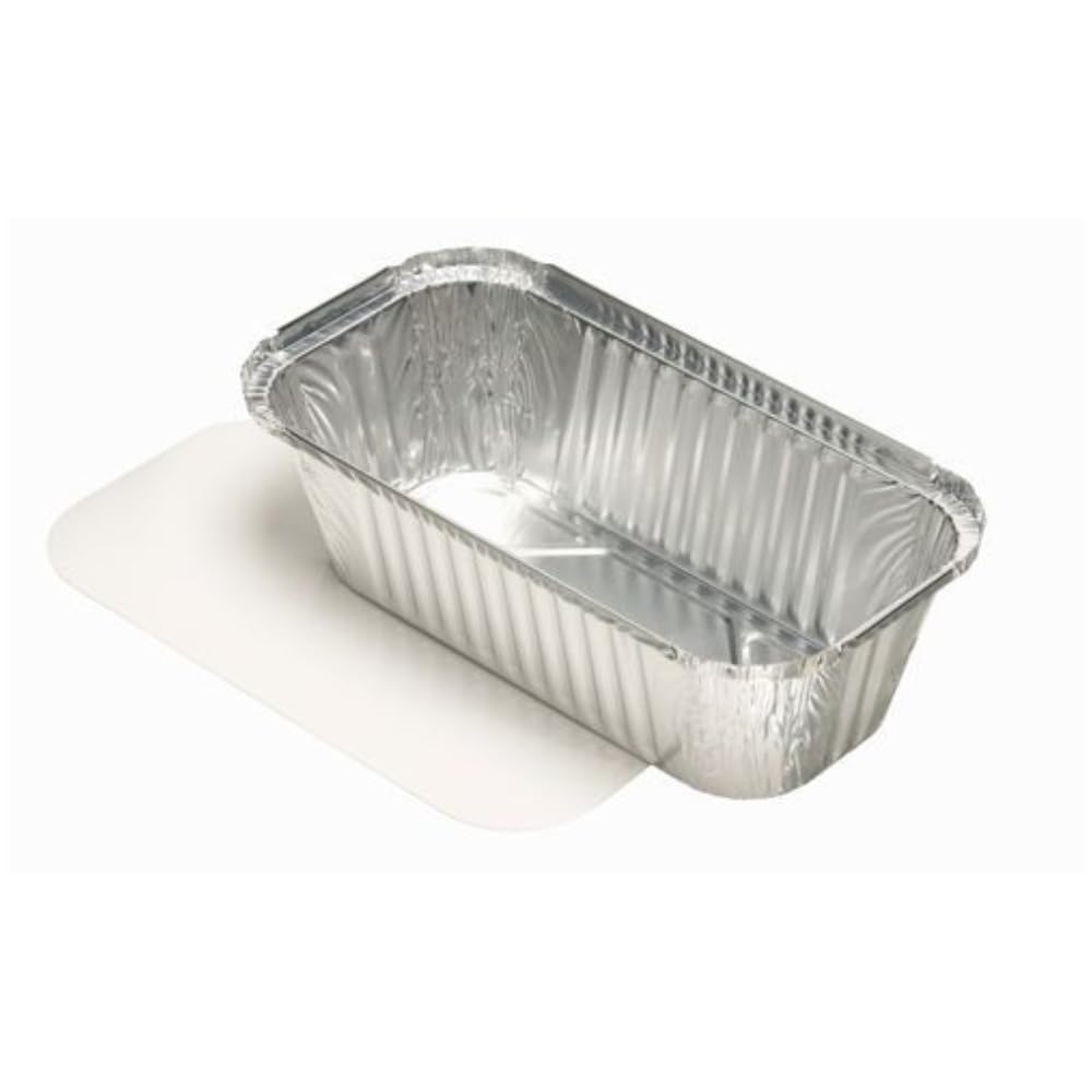 250 conchiglie, Alu + Einlegdeckel, cartone PE con rivestimento quadrato 1,5 l 24,8 cm x 12,8 cm x 7 cm