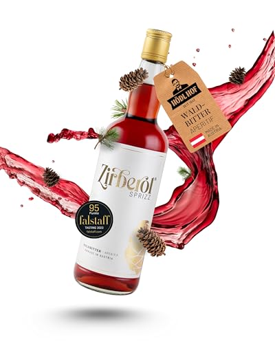 Hödl Hof Zirberol Sprizz 1L I Gesüßter Bitterlikör mit Zirbenzapfen & Beeren I Feiner Aperitif...