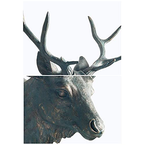 ZHJBD Decoração de casa/decoração de parede rinoceronte cabeça de animal para pendurar na parede sim