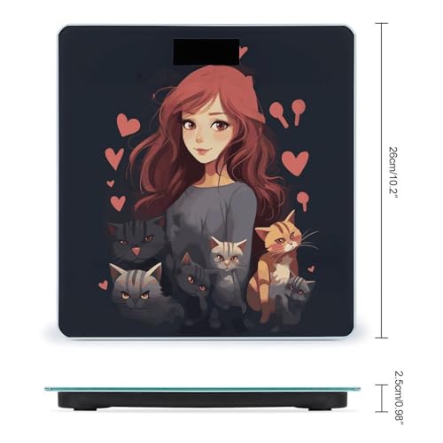 Báscula digital para baño con plataforma de vidrio templado miniatura 2